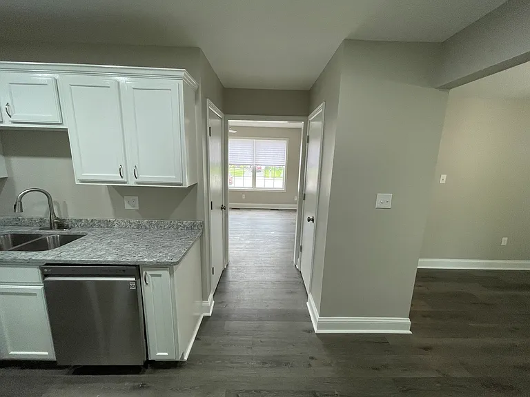 View from Kitchen to Living Room