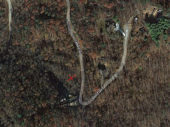 Wooded lot w/valley view