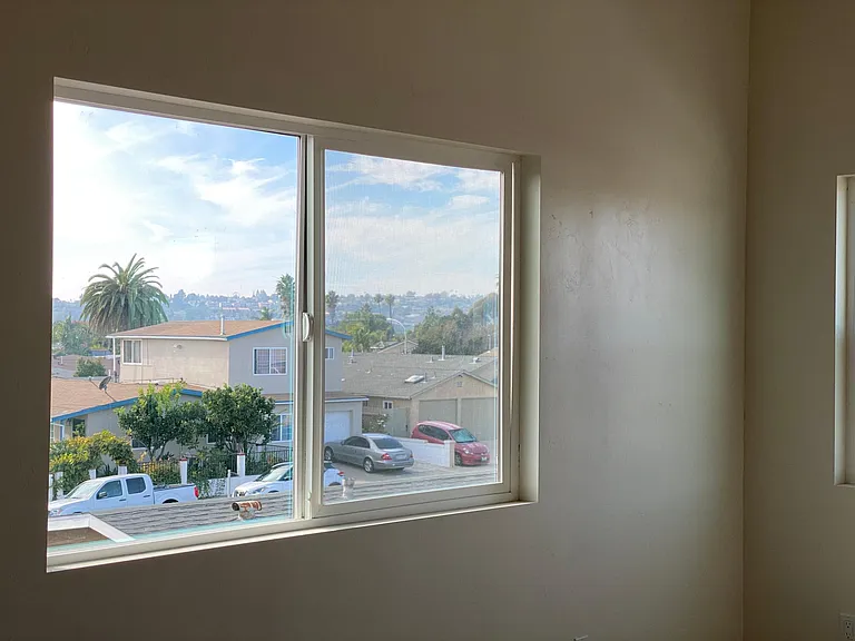 Window view from living room