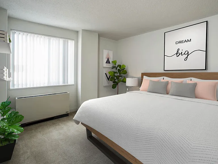 Carpeted Bedroom