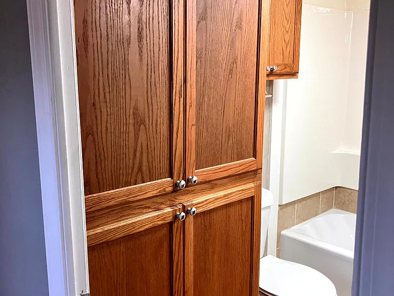 Second bath linen closet