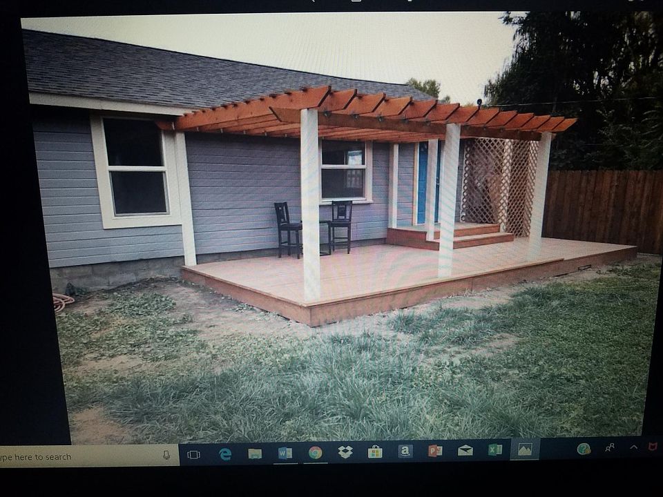 Backyard patio