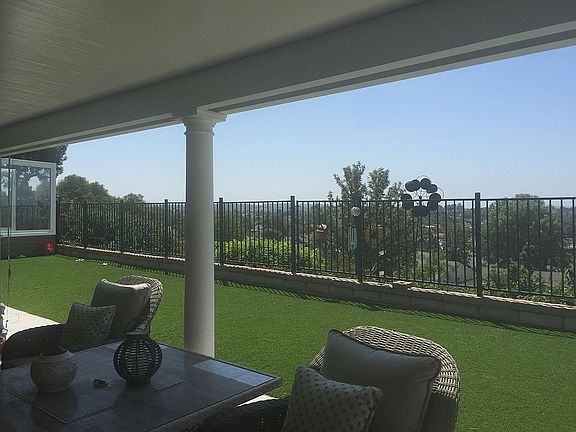 Patio, backyard & View