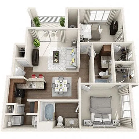 Floor plan B2
