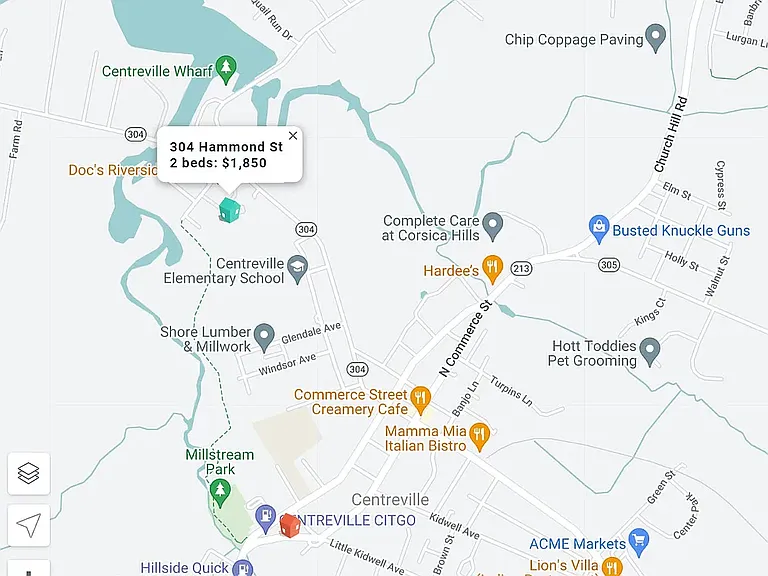 Showing location and amenities (the box identifies neighboring property)