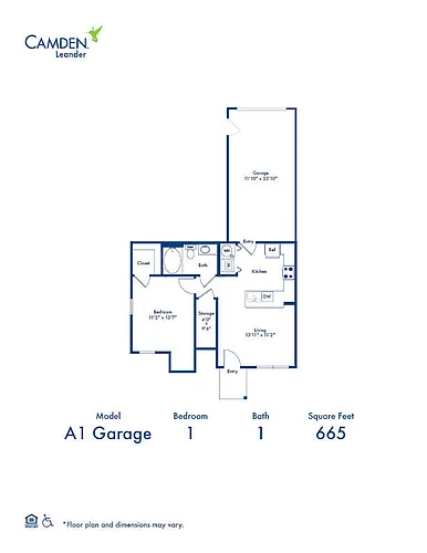 Floor plan A1 Garage
