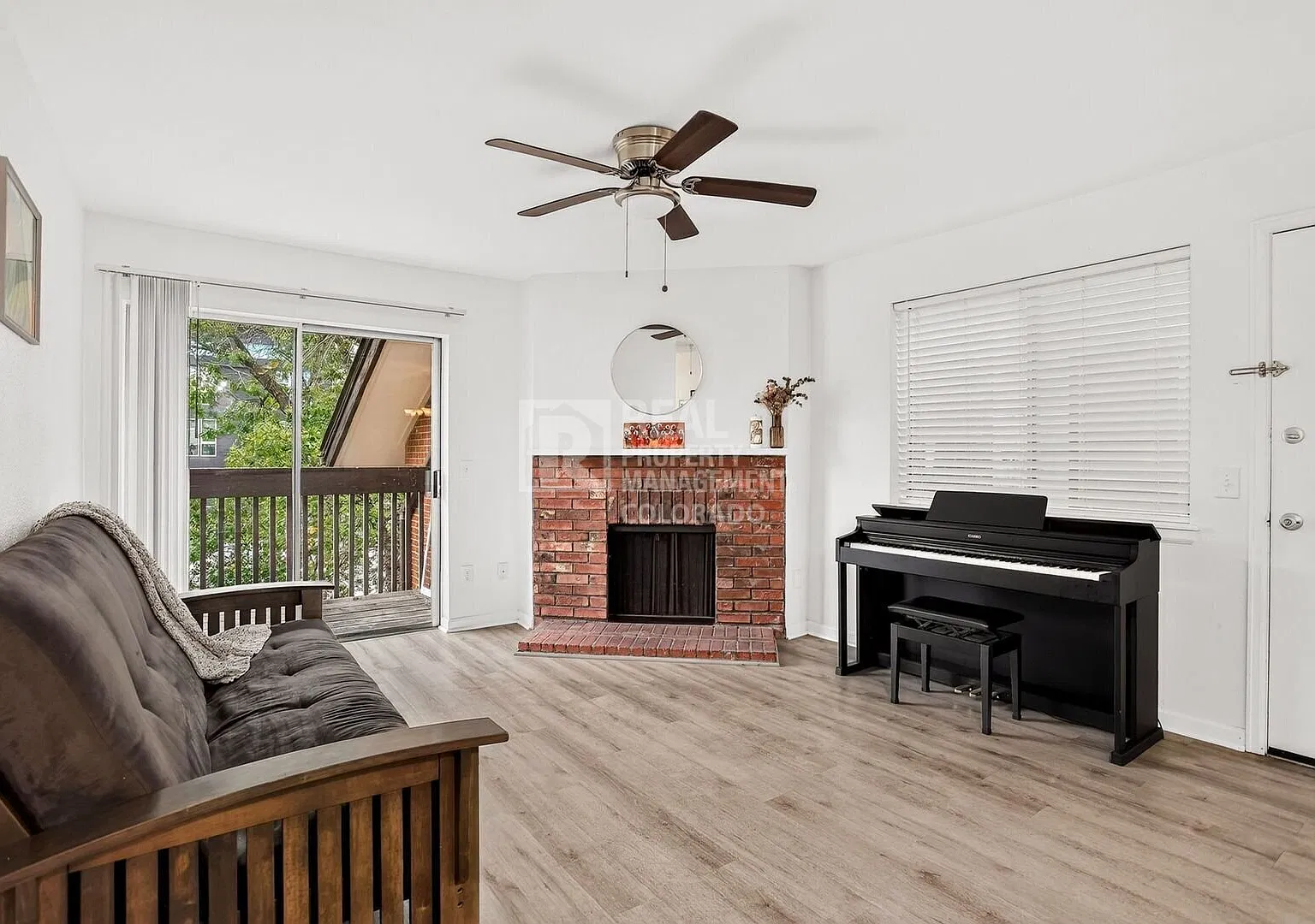 Updated 2-Bedroom Condo with Fireplace & Balcony in City Center North — Photo 2