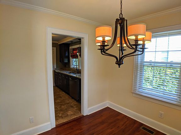 Looking into the kitchen from the dining room