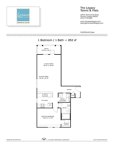 Floor plan Topaz 1.1