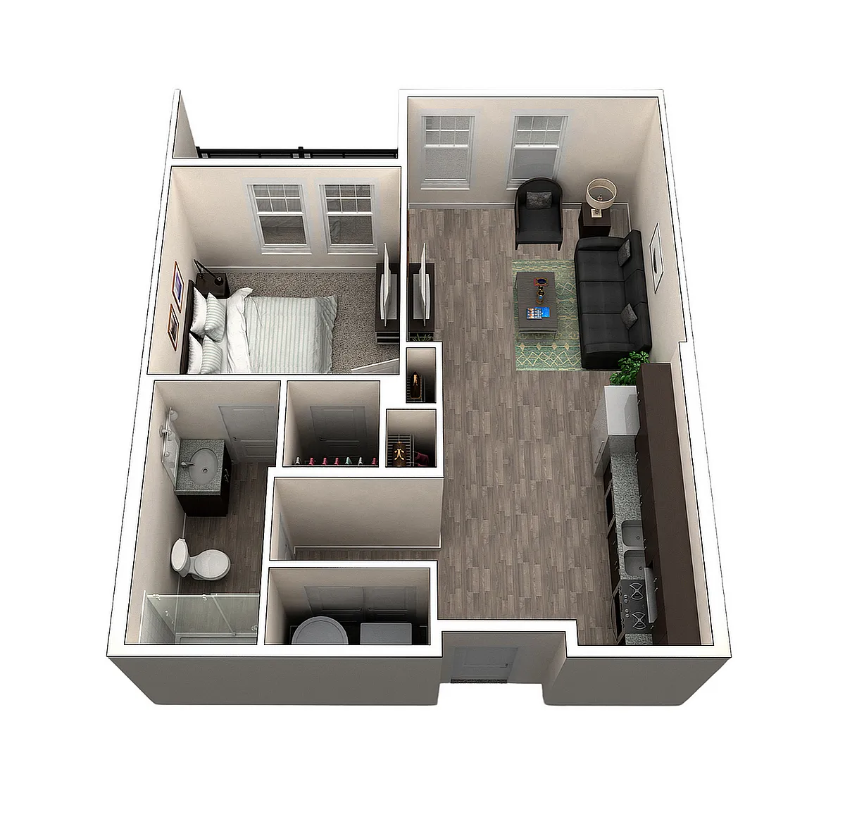Floor plan Flat 101