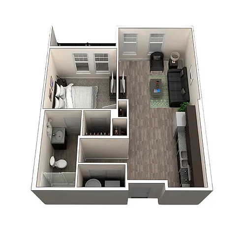 Floor plan Flat 101