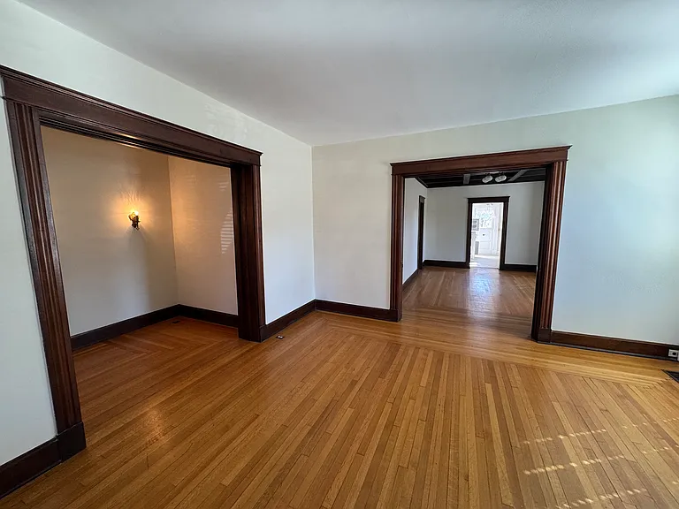 Living room and entry way