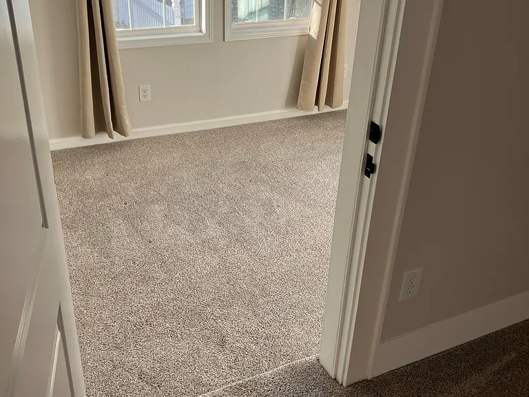 Bedroom off the living room