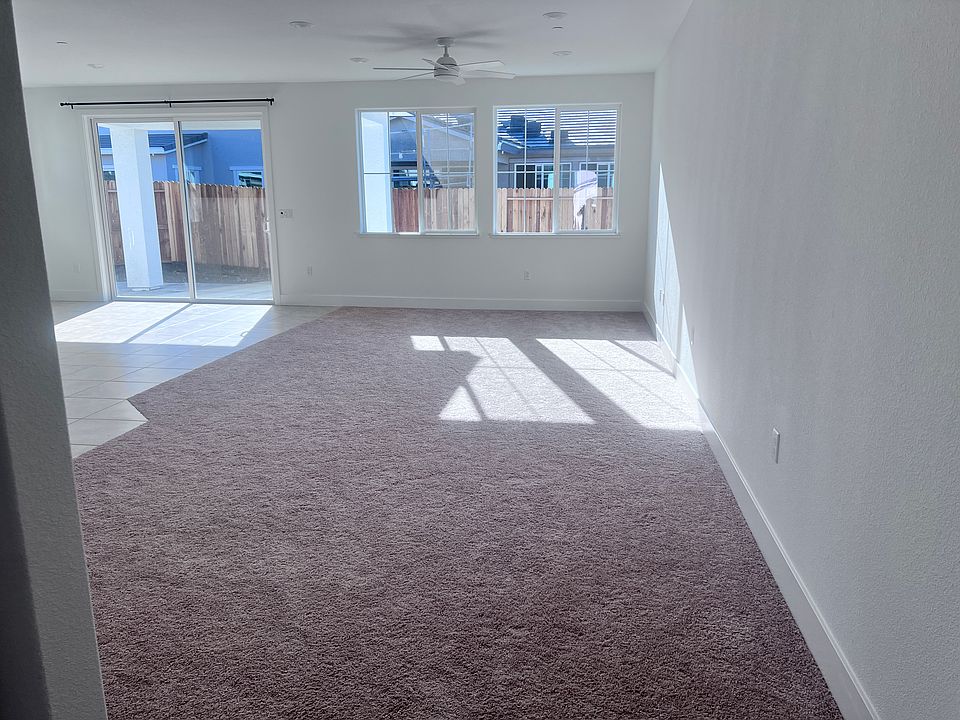 Open hall & kitchen