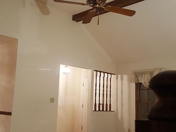 Vaulted living room
