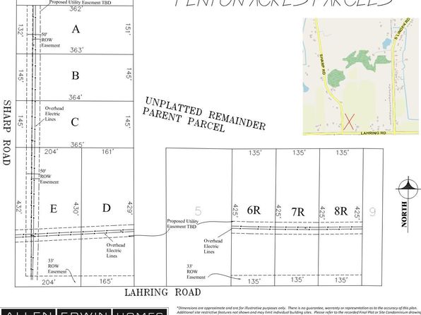 Integrity 2080 Plan, Fenton Acres Parcels