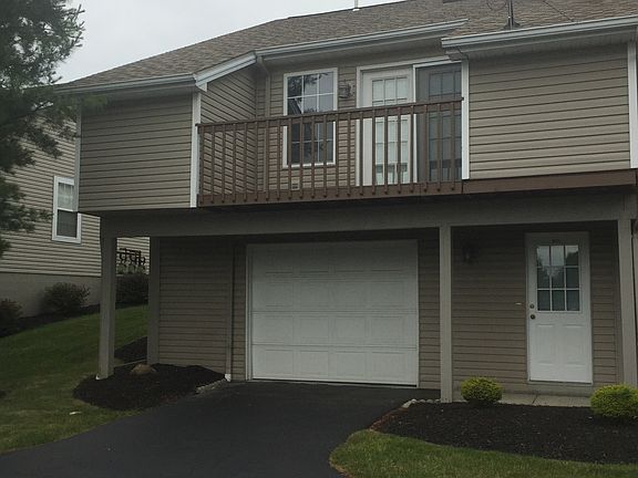 Balcony, garage back door