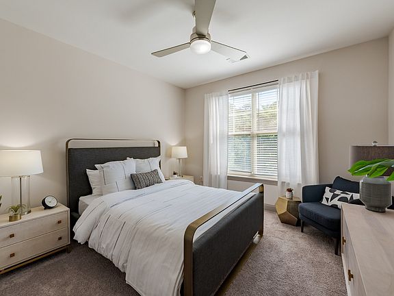 Primary Bedroom at The Tribute Apartments in Raleigh, NC 27612