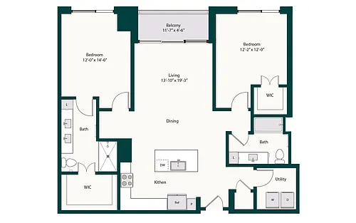 Floor plan B3