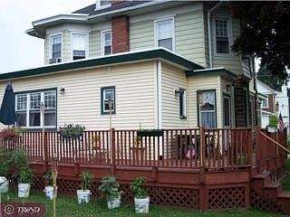 Rear and view of deck
