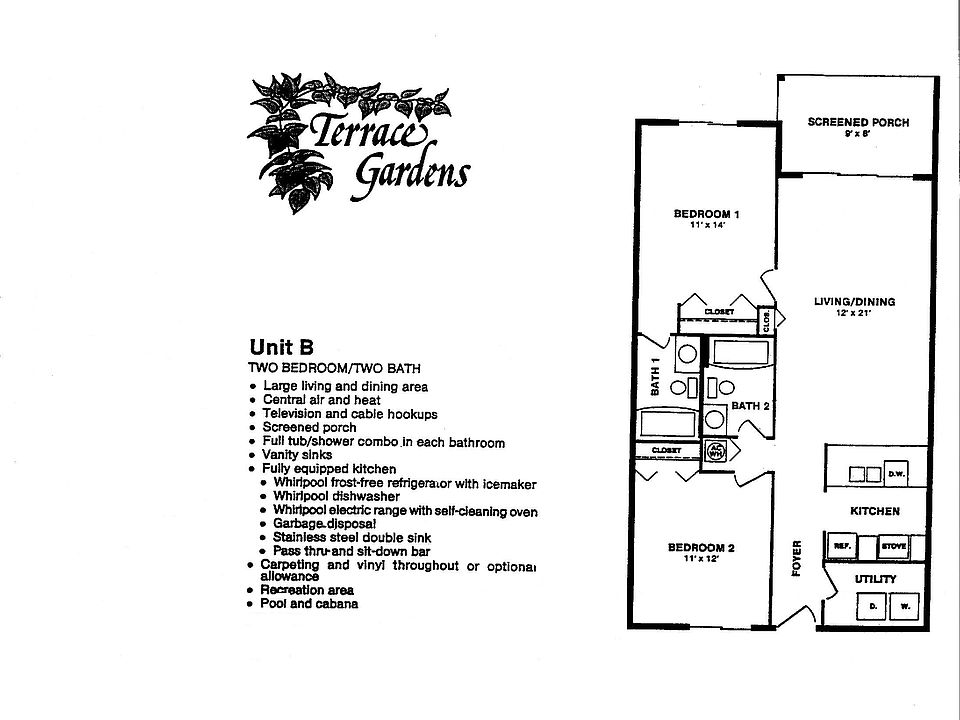 Floorplan of unit