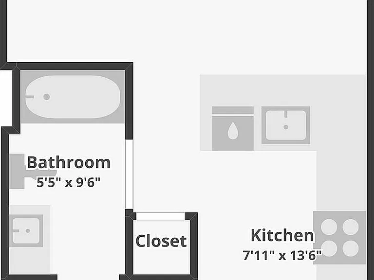 South Bank- 0A Dimensions - 444 sqft South Bank- 0A Dimensions - 444 sqft