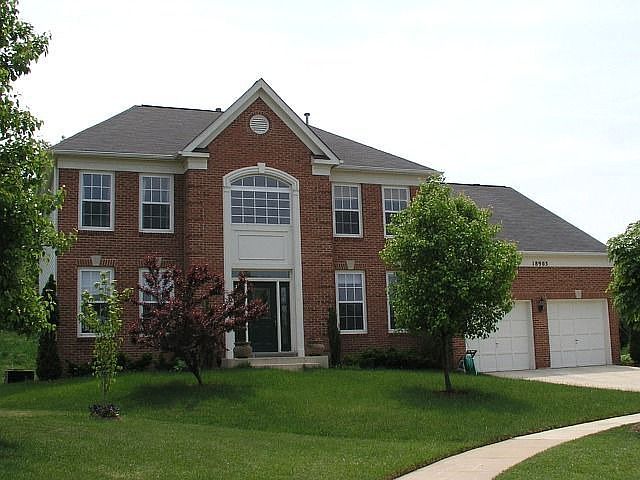 View of the brick front of the house