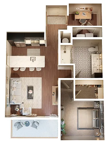 Floor plan A1I