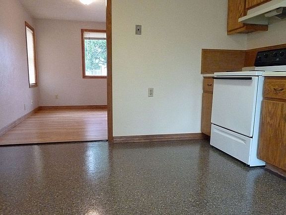 Kitchen facing living room