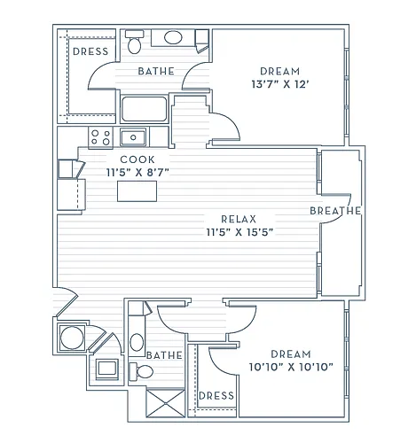 Floor plan B4