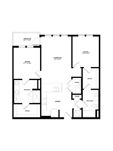 Floor plan B1-1