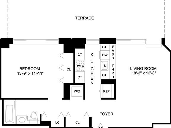 2nd image of 320 W 38th St APT 926