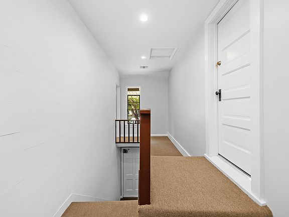 Front door to the unit on right