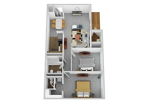 Floor plan The Maple - B1W
