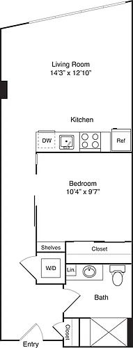 Floor plan A02B