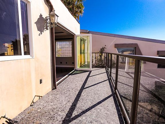Deck overlooking ocean