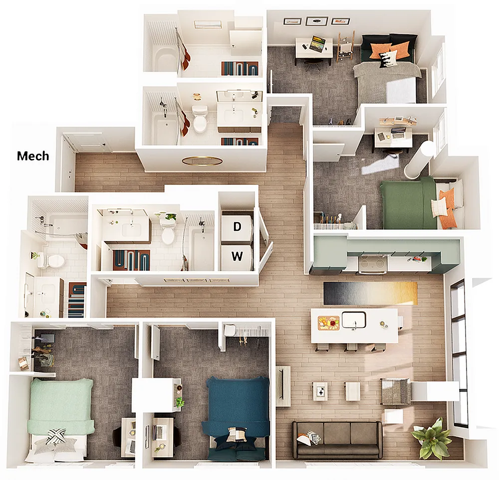 Floor plan D13