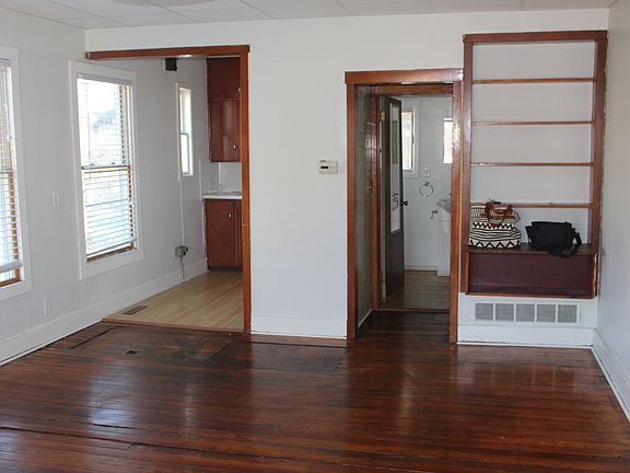 View into Kitchen and Bathroom