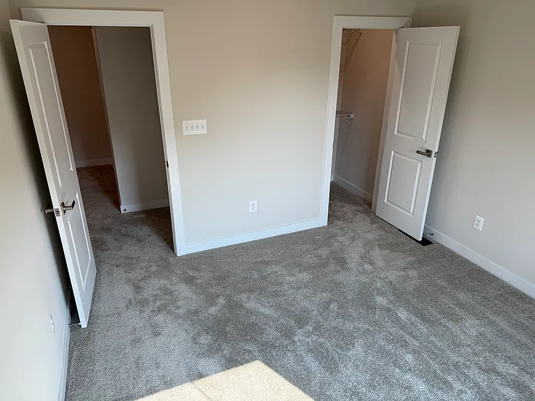 Not for rent: Bedroom 3 with 3 windows, 1 closet on 4th floor. About 11 feet x 13 feet.