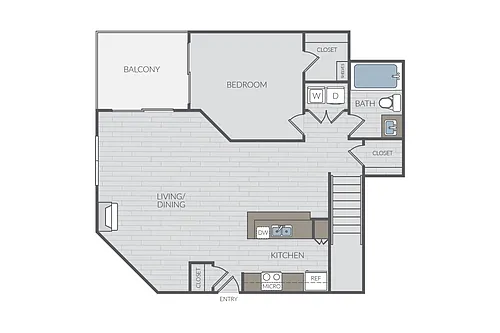 Floor plan Plan 1E
