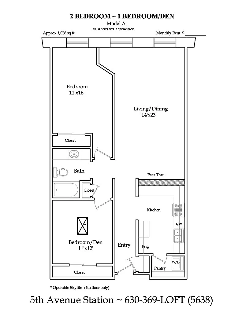 Floor plan A1-R