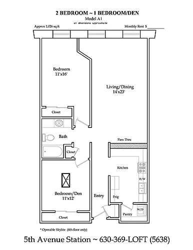 Floor plan A1-R