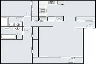 Floor plan 2x2 large