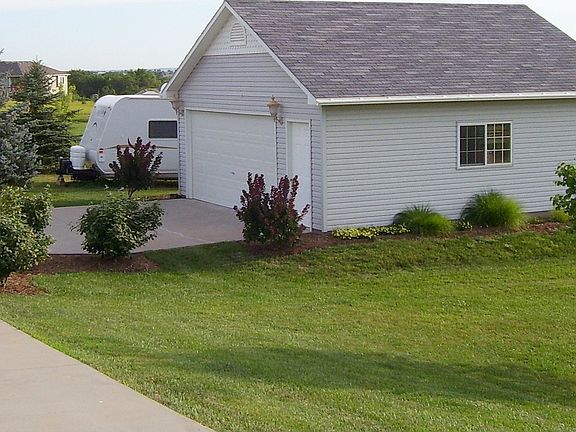 Detached 2 stall garage (temporary) RV parking