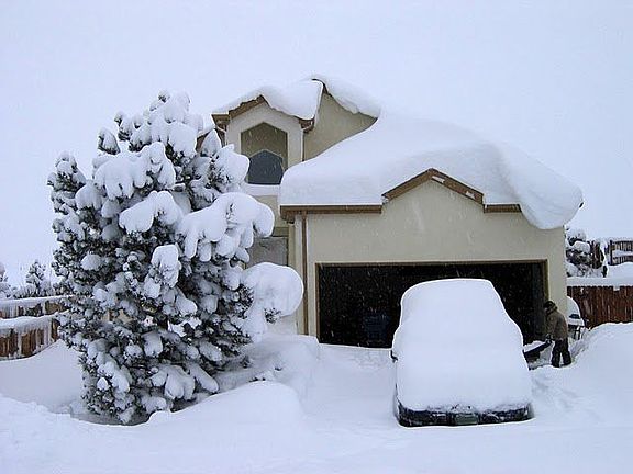 House in winter
