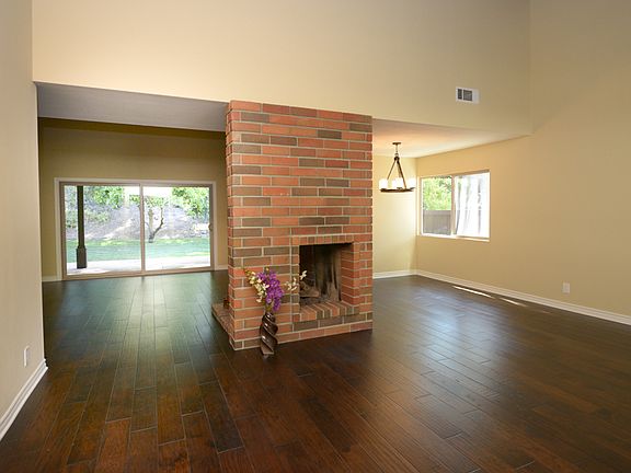 Wraparound Fireplace