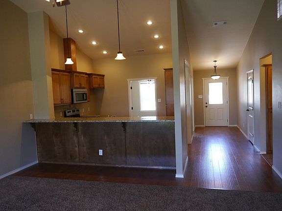 Living room and View toward Entry