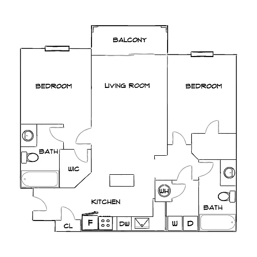 Floor plan Design 2B20