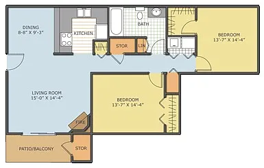 Floor plan The Rosebud
