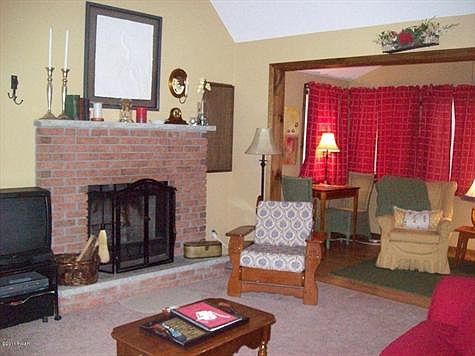 Living room into sitting area or dining